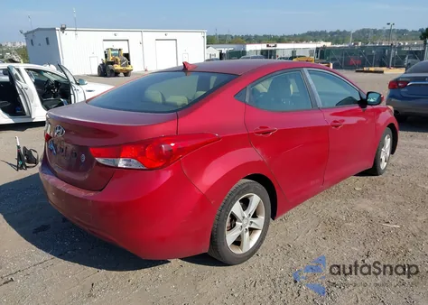 2012 Hyundai Elantra Gls (Ulsan Plant) из США, поврежденный, VIN KMHDH4AEXCU424323